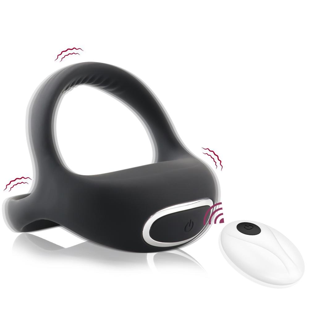 Penis Cock Ring On for Men Wireless Bluetooth Control Wear Delay Ejaculation Toys for Couple Sex Toy