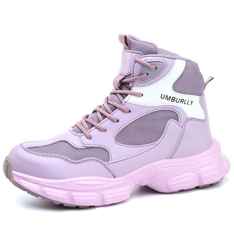 Women'S Work Safety Boots Steel Toe Shoes Anti-Smash Anti Puncture Work Sneakers Protection Shoes Work Boots Security Shoes