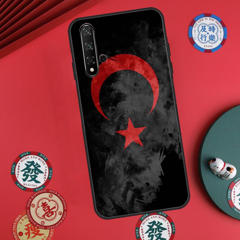 Turkey Turkish Flag For Huawei Nova Y60 Y70 Y90 Y72 Y73 Y61 Y91 7i 8i 11i 12i 12s 9 10 SE P20 P30 P40 Lite Case