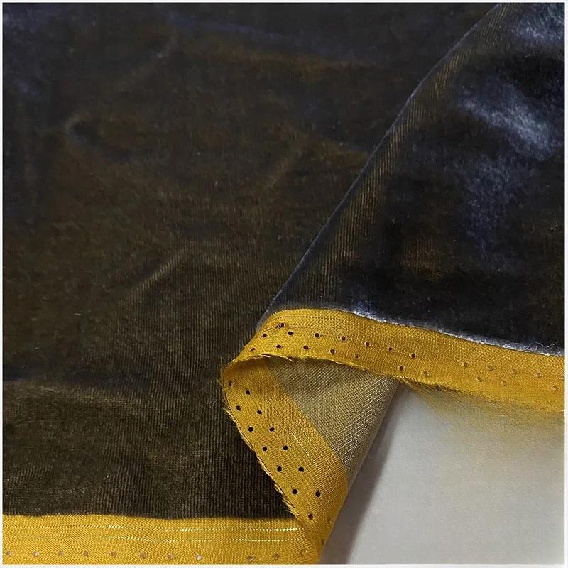Țesături din Catifea de Mătase 100x140cm Pentru Rochie Cheongsam Fustă Costum Cusut DIY Catifea Aurie Reală Material Prietenos cu Pielea