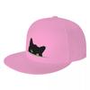 Unisex Baseball Hats Black Cat Peeking Outdoor Streetwear Summer Sports Baseball Caps Hip Hop Cap Casquette