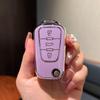TPU Car Key Cover Flip Remote Fobs Case Protector Keychain Holder Auto Accessories For Roewe MG 5 7 GT GS 350 360 750 W5 MG5 MG7