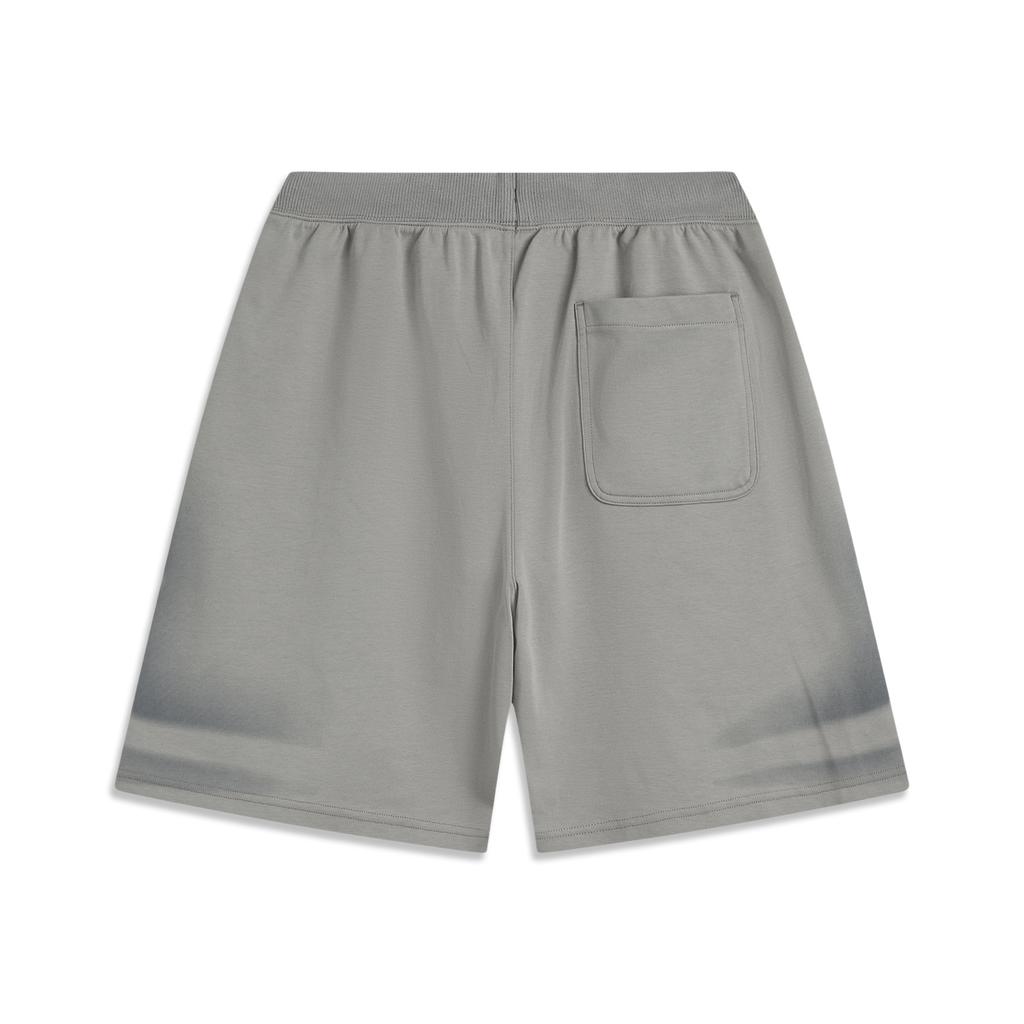 Li Ning Anti-Five Series Sport Minimalist Loose Fit Color Block Casual Shorts Men Shorts Iron-Blue-Gray AKSV039-6