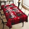1pc Tablecloth New Christmas Theme Printed Tablecloth Washable Suitable for Home Kitchen Restaurant, Coffee Shop, Party, Holiday Table Decoration Wedd
