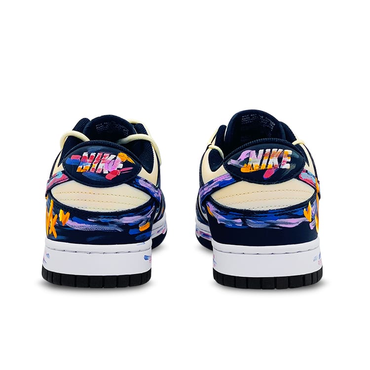 Nike Dunk Odporne na poślizg Odporne na ścieranie Niskie Buty do skateboardingu Unisex Czarne Żółte Niebieskie DD1391-100(Zespół516- )