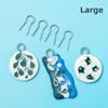 100pcs High Temperature Resistance Jump Rings Pyrography Wire Tips Wire  Ceramic Jewelry