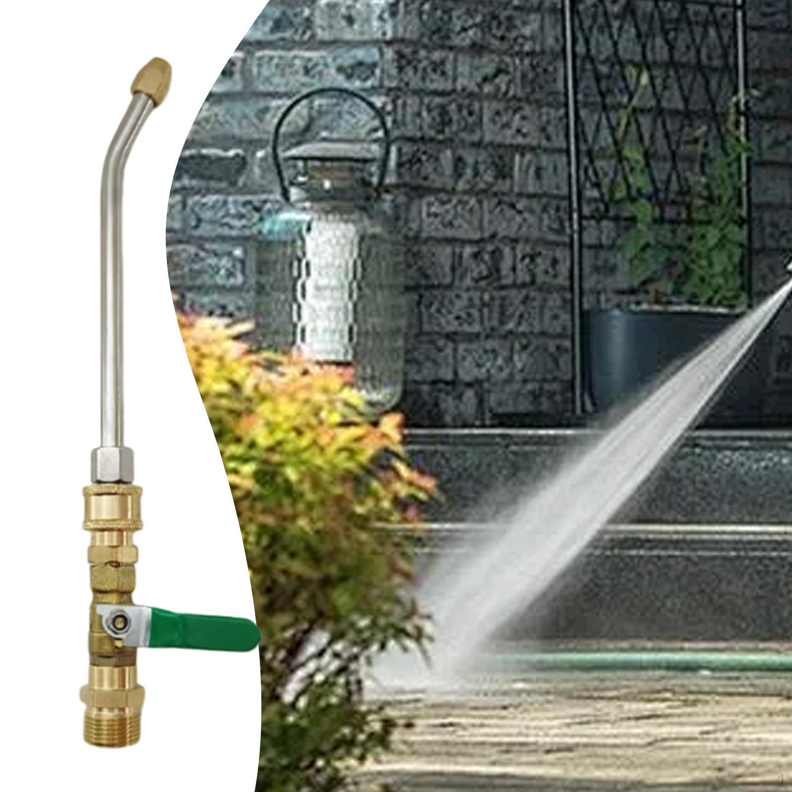 

High Pressure Washer Extension 1/4 Quick Connect Easy Installation Attachment Hose Adapter 30 Degree M22