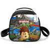 Virtual World, Lunch Bag Cartoon Primary School Children Animation Game Merchandise Lunch Bag Bento Bag