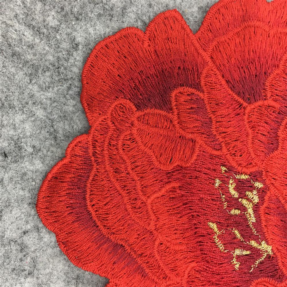 Ethnic Corsage Clothing Accessories, Colorful Water-Soluble Embroidered Lace Collar Diy Handmade Cheongsam Accessories