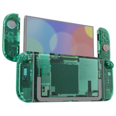 EXtremeRate DIY Ersatzschale Tasten für Nintendo Switch Custom Komplettset mit Rückplatte und Controller-Gehäusetasten für Switch 2 Deluxe