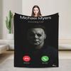 Halloween Michaels Myersed Warm Soft Blanket  Decorative Plush Throw Blanket Print Couch Chair Flannel Bedspread Sofa Bed Cover