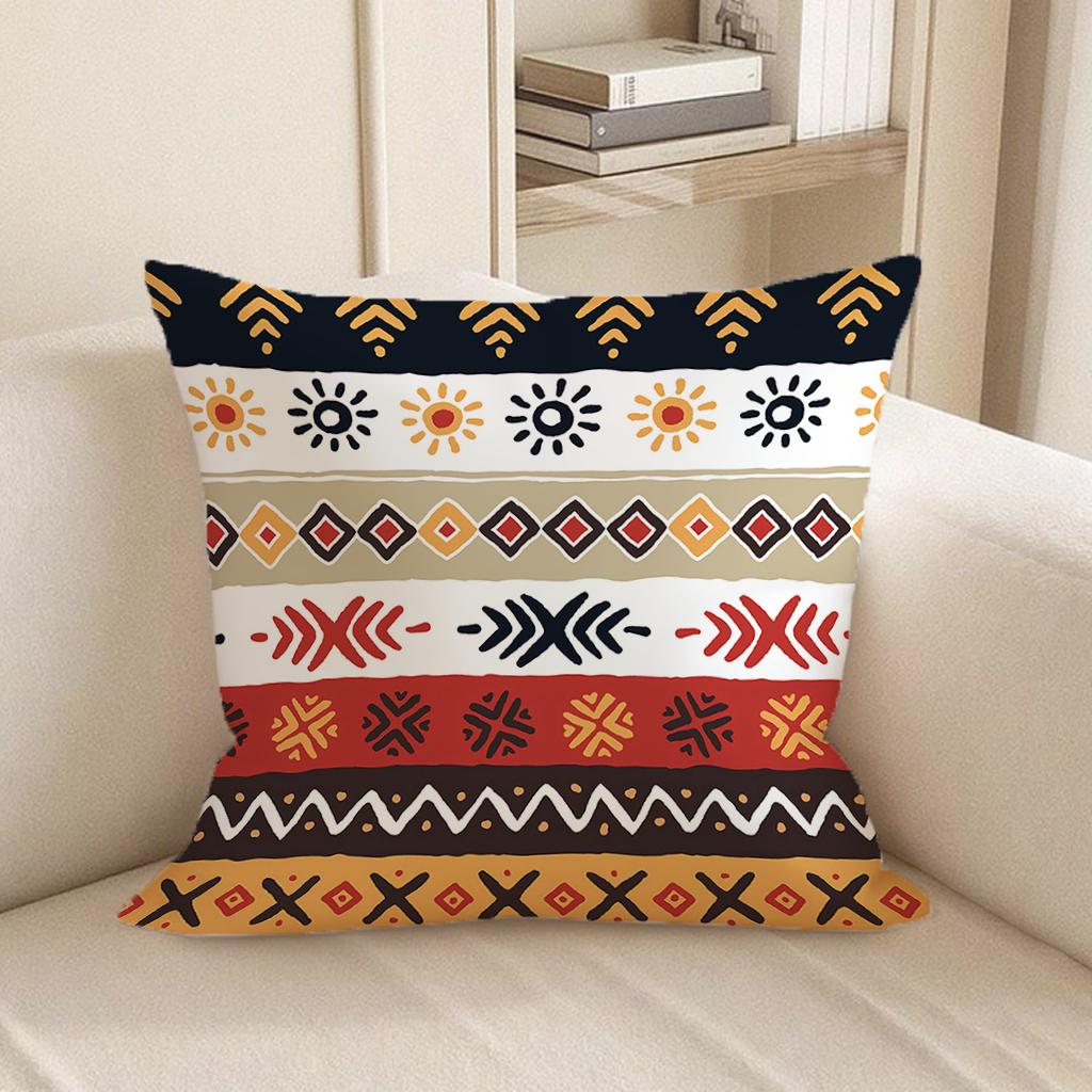 Colorful Geometric Pillowcase Patternssuitable For Sofa Car Bedroom Decorative Cushion Cover Pillow Cover