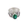 Chrome Diopside Gemstone 925 Sterling Silver Jewelry Handmade Partywear Ring RR-16-1