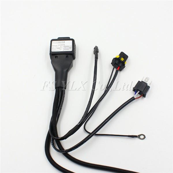 FSYLX 12V 35W 55W 75W HID Bi Xenon H4 Wire Harness Controller for Car Headlight Retrofit Connect Hid Bixenon Projector Lens