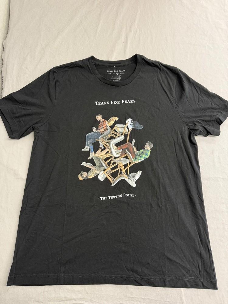 Tears For Fears T-shirt The Tipping Point Album Tee XXL Unisex T-Shirt XL