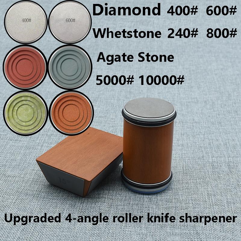 Rolling Knife Sharpener Kitchen Magnetic Roller Professional System Tool  Whetstone Upgraded 4-angle Roller Knife Sharpener Hot