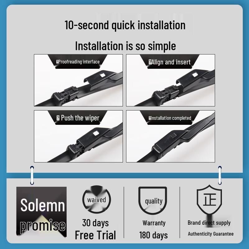 Frameless Front Wiper Blade for 2022 Changan UNI-V