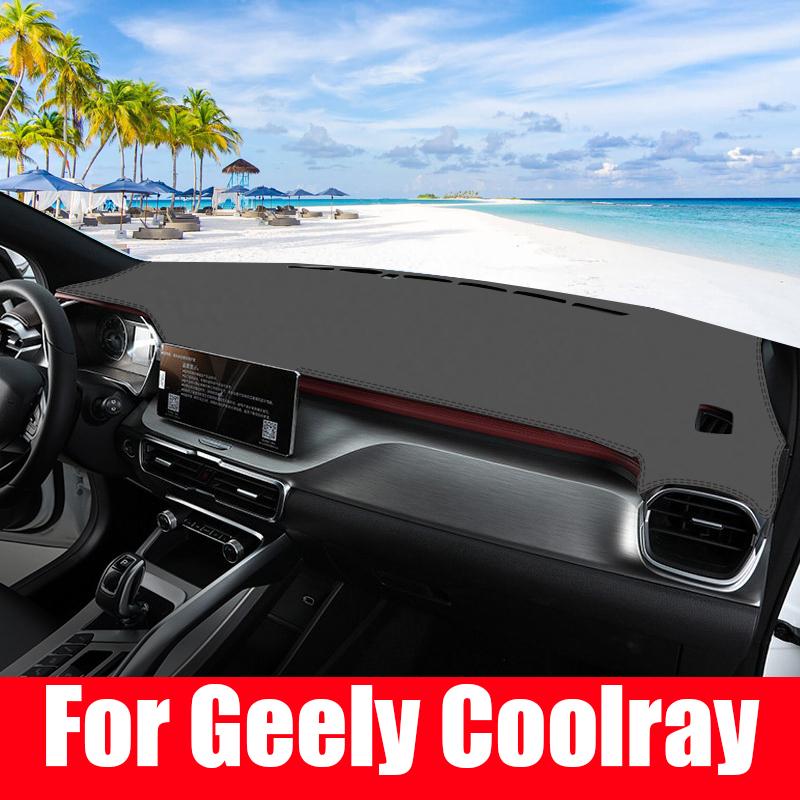 Car Dashboard Avoid Light Pad Instrument Platform Desk Cover Mats Carpets for Geely Coolray SX11 2018