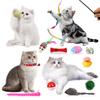 Christmas Cat Advent Calendar Blind Box, 24Pcs Mini Cat Ornaments, 24-Day Countdown Surprise Gift for Cat Fans