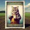 Vintage Metal Poster Cat Coffee Tin Sign Wall Art Decor
