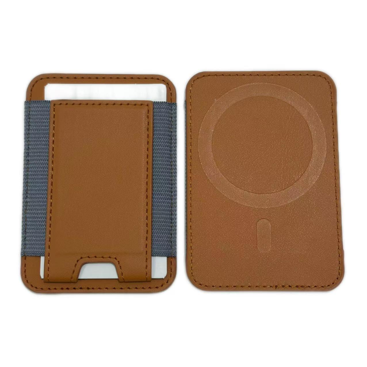 

Compatible with Apple 12-16 Series MagSafe Elastic Card Holder Sleeve - Magnetic Multi-Card Fabric Sticker