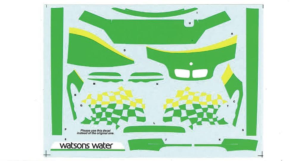 Platz 1/24 Maßstab BMW 320i E46 2001 DTCC Sieger, 2002 Macau Guia Race Team Schubert #29 Plastikmodell mit Abziehbildern, PN24007SK3 (Auto)