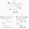 Clothes Organizer Jeans Pants Storage Box Wardrobe Drawer Organizer Underwear Socks With Dividers Clothes Storage Box Amagi