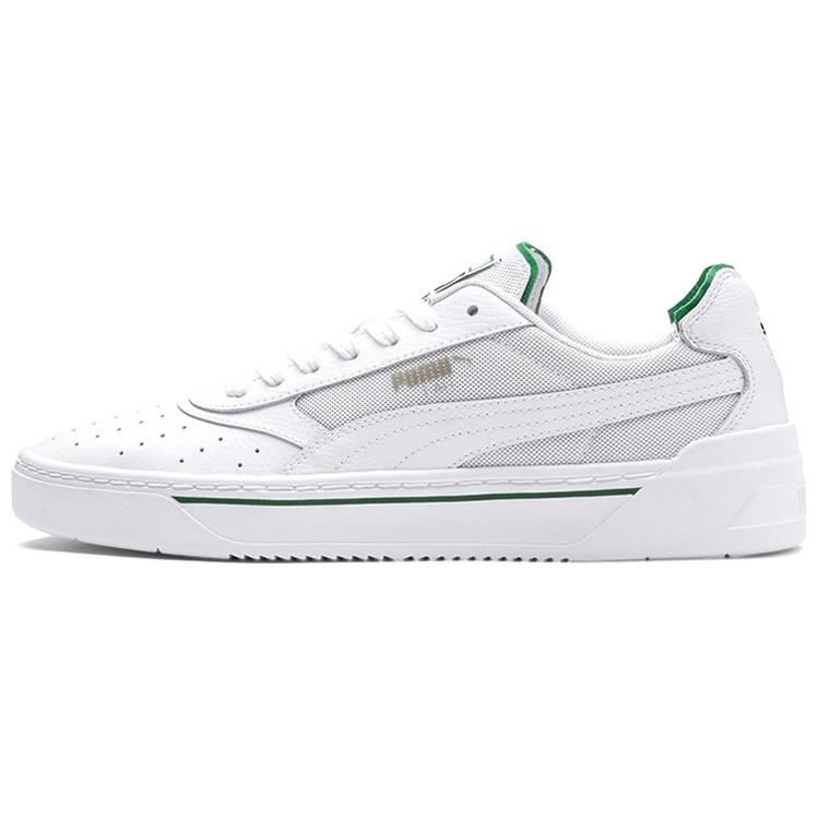 PUMA Cali Retro Low Top Skate Shoes White Green Men s 369337-02 EU 36