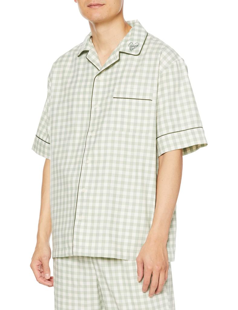 Gelato Pique HOMME Gingham Check Pajama Shirt