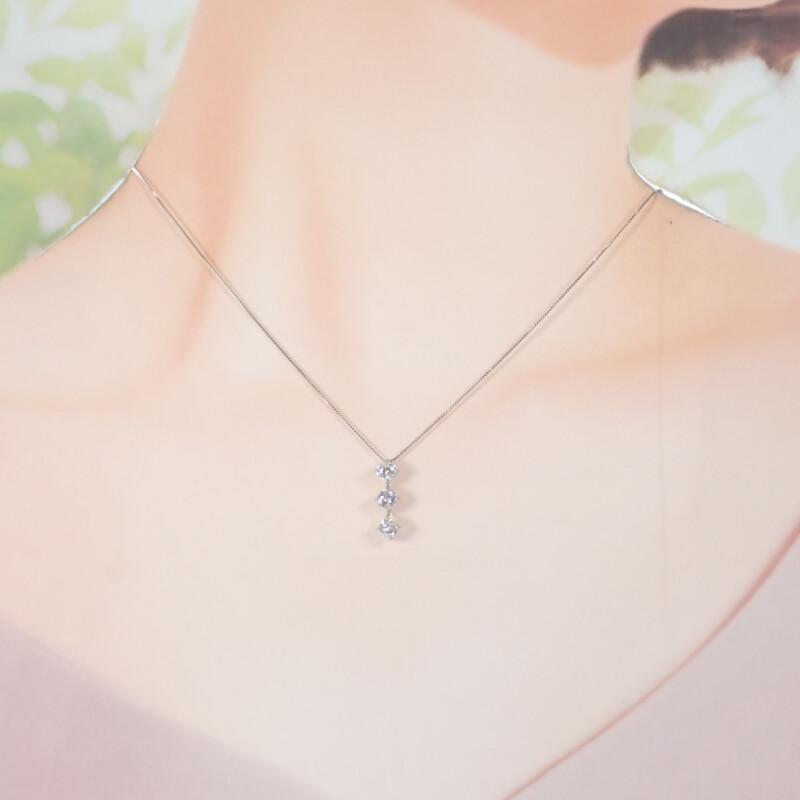 No Brand  Necklace Pt850Platinum/Pt900Platinum Women