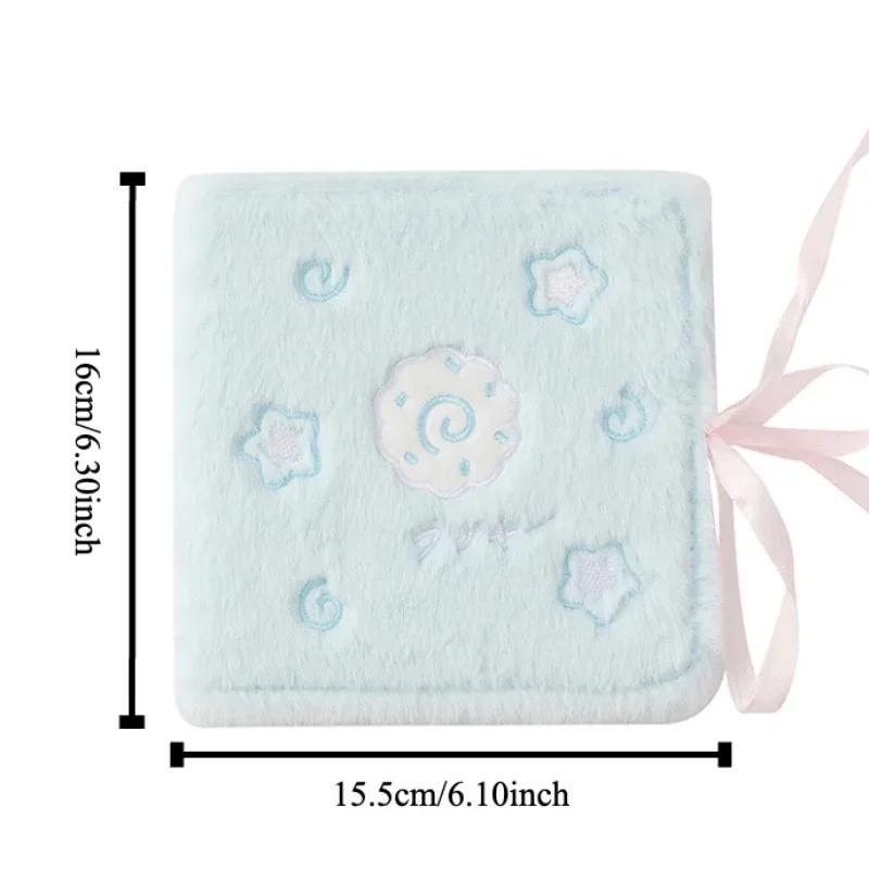 Kawaii Pink Plush Photo Album 3 inch Kpop Card Fluffy A5 Photo Card Binder Cute Collection Book Fashion Girl Gift  Wholesales