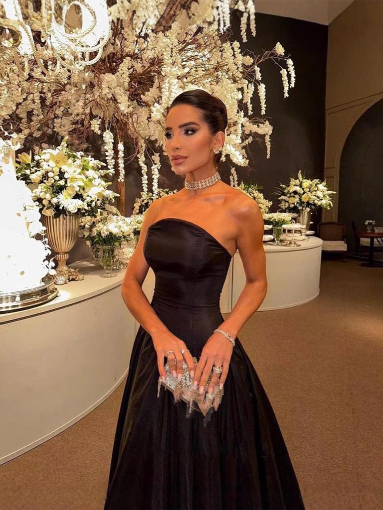 2025 European & American Luxury Women's Strapless Off-the-Shoulder Sleeveless Dress