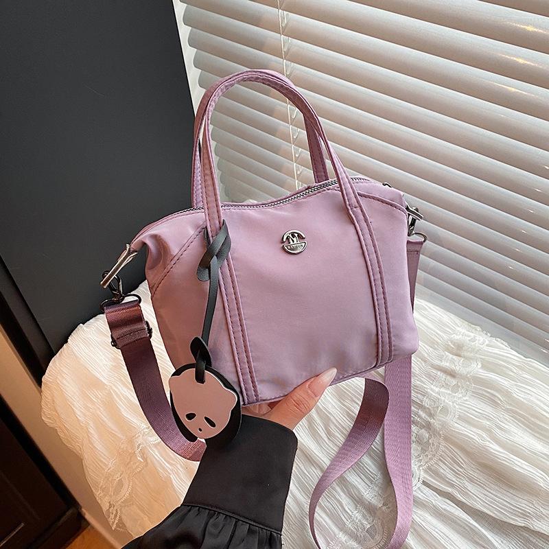New Niche Macaron Color Mini Tote Bag Handbag Simple and Fashionable Shoulder Messenger Bag Women