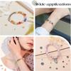 50Pcs Ion Plating(IP) 304 Stainless Steel Spacer Beads, Donut, Golden, 8x2.5mm, Hole: 3mm