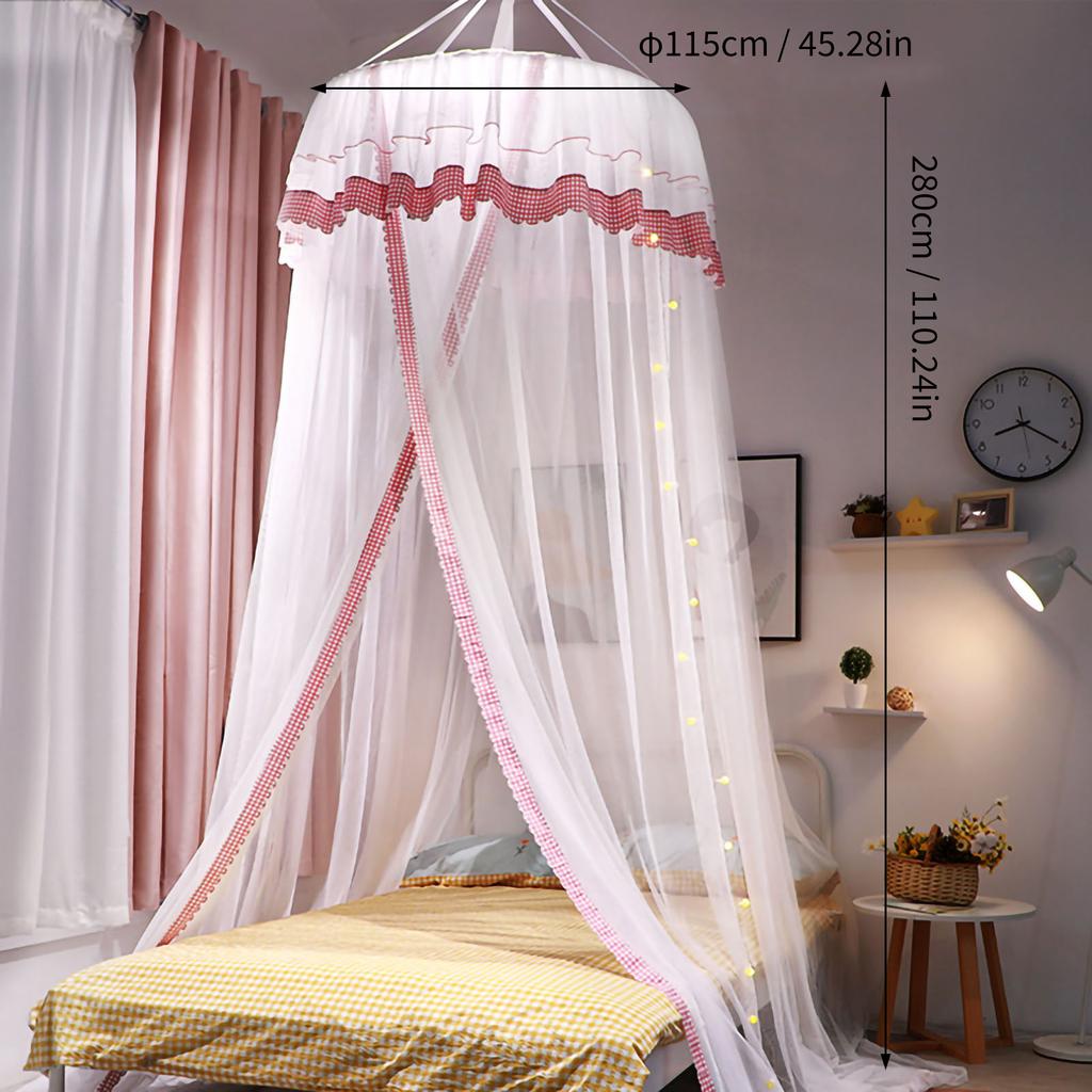 Mosquito Repelling Net Hanging Princess Canopy Insect Protection Room Decoration Hideaway Tent for Bed Kids