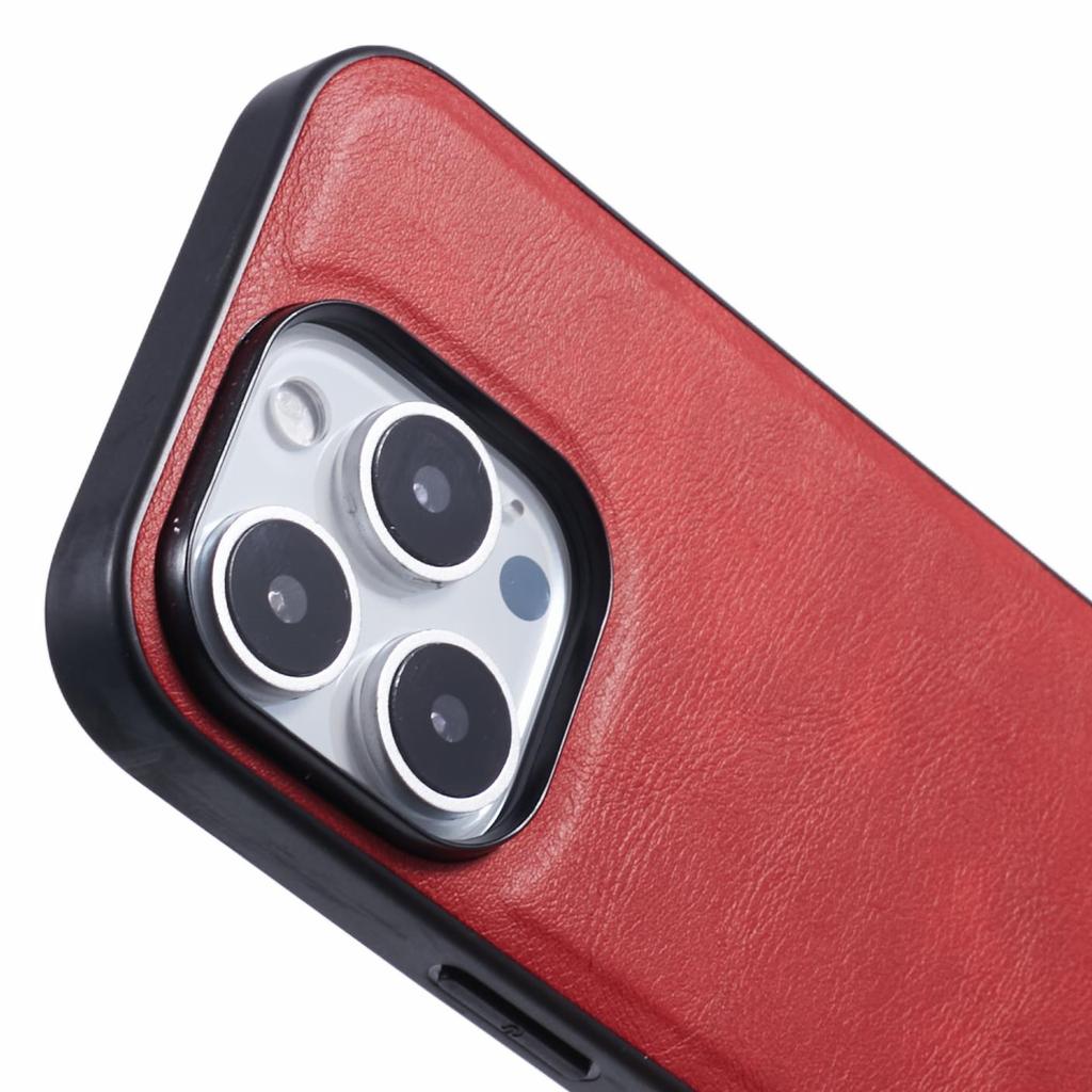 X-LEVEL Bojue-3 Series For iPhone 16 Pro Case Compatible with MagSafe Leather Coated PC+TPU Phone Cover