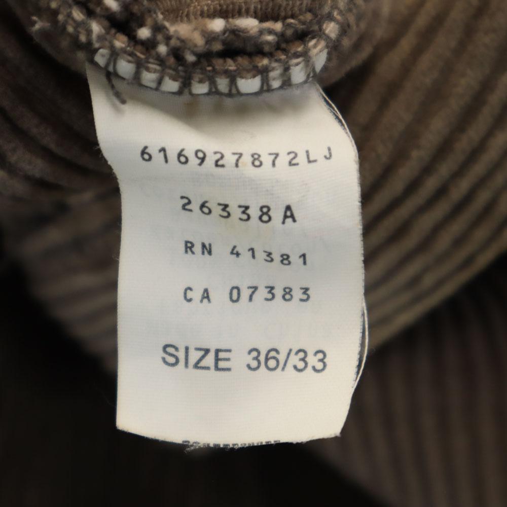 RRL 90s Initial tag Red 3 stars Old Corduroy pants W36 Brown Ralph Lauren Men's Used