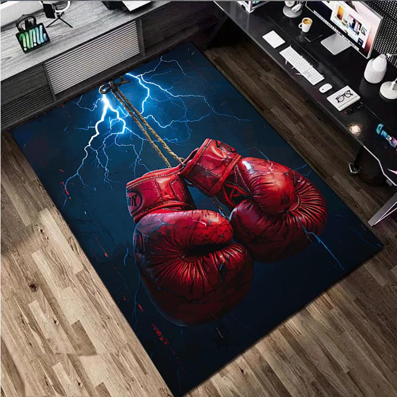 Boxing Gloves Rug Home carpet Office Decorative Carpet For Living Room Bedroom Door Mat Floor Carpet Computer Chair Area Rug