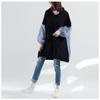 Large Size Women's Top Fashion Artistic Stripes Loose Autumn Casual Long Sleeved Hooded Sweatshirt
