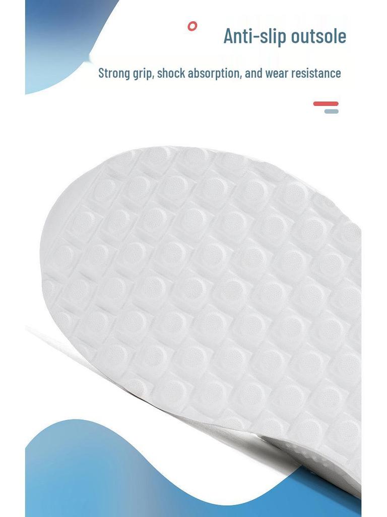 New Style Lightweight Kids' White Mesh Leather Sneakers - Unisex