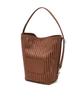 Athe Vanessabruno [Panier] Brown Panier Mesh Shoulder Bag L Aaba6E841W2