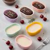 Silicone Oval Baby Food & Muffin Cups - Non-stick, High-Temperature Resistant, Reusable Baking Pan for Air Fryer.