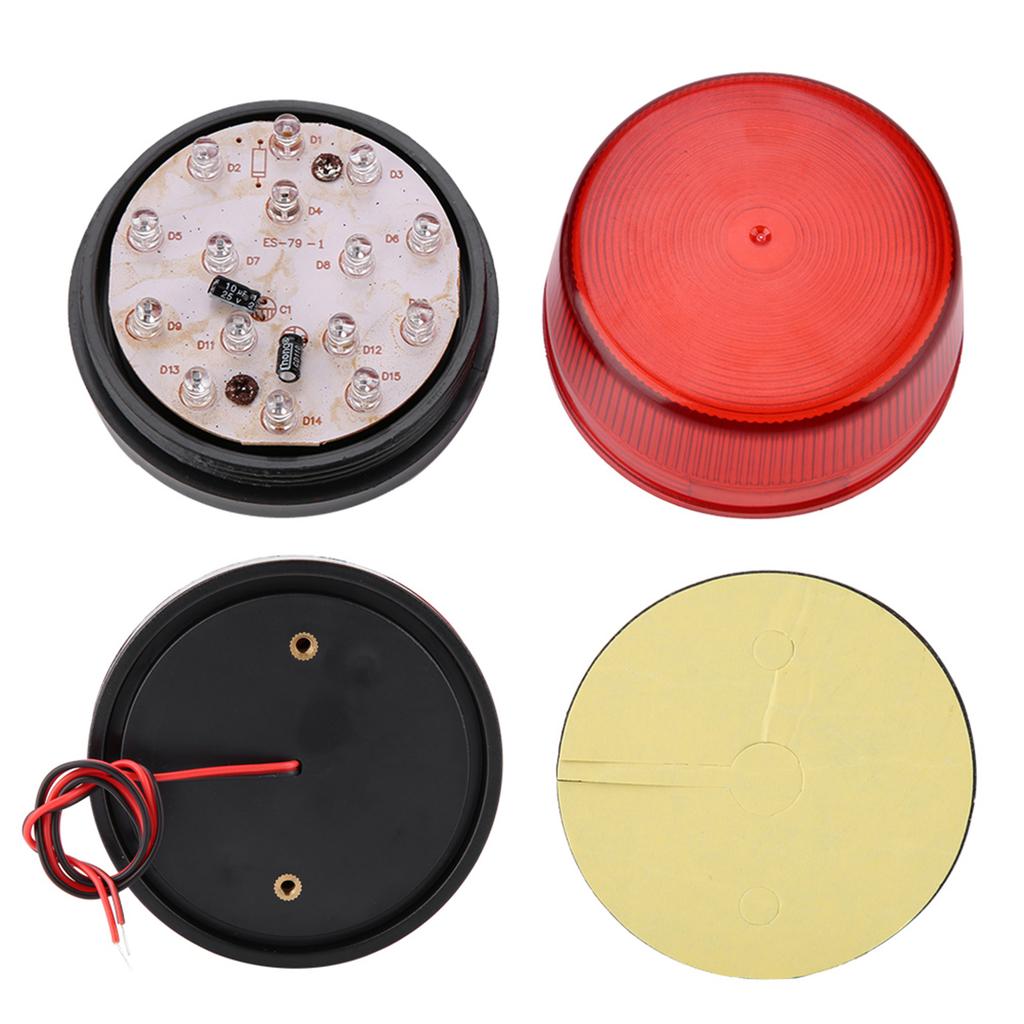 1PC LED Flashing Lamp Security Alarm Strobe Signal Warning Light