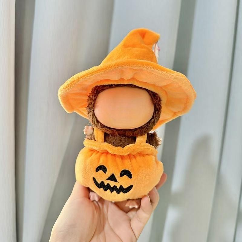 Compatible Labubu Hanging Ornaments Halloween Pumpkin One-Piece Clothes Baby Clothes Accessories Set Labubu Clothes Accessories