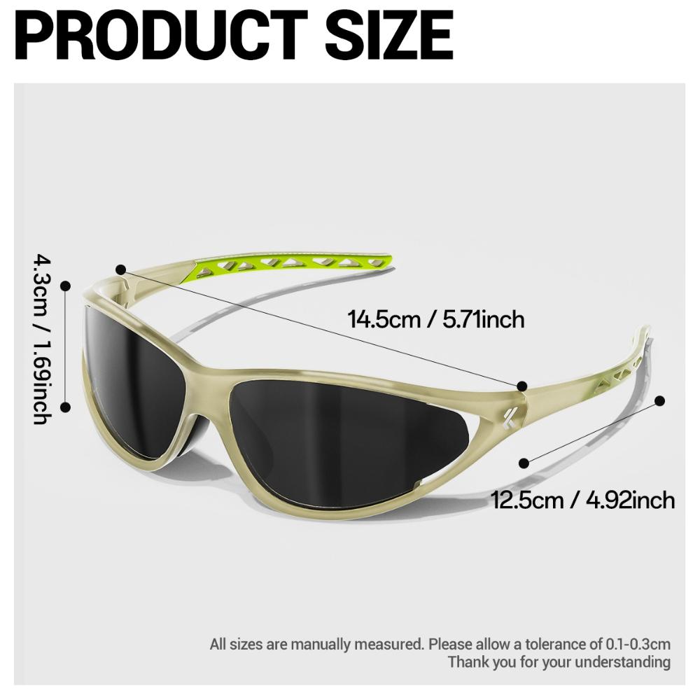 Kapvoe Fashion Sunglasses for Men Cycling Red Photochromic Cycling Glasses Mountain Bicycle Goggles Hiking Eyewear Sports MTB