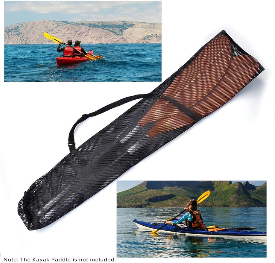 

Сетка на шнурке Сумка для весла для каяка с разделенным валом Чехлы для весла для каноэ SUP Чехол для хранения Транспортная сетчатая сумка Прочные сетки для хранения Перенос нескольких весел