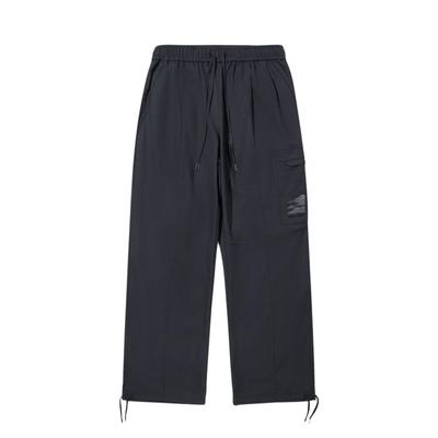 Li Ning Unifarbene Schnürung Einfach Vielseitig Locker Freizeit Hose Herren Hosen AKXV453-2