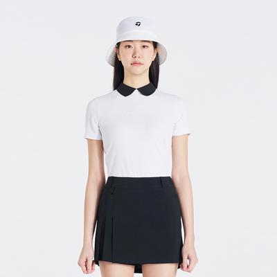 TAYLORMADE APPAREL Women'S Logo Collared Short Sleeve T-Shirt T8031To6144-100