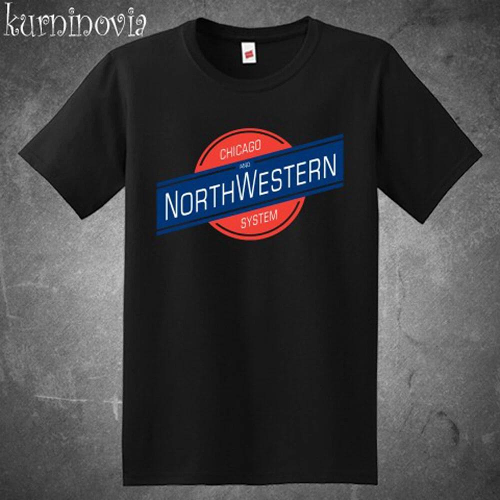 Men s and Women s T-shirts Chicago North Western Railway Train XXL