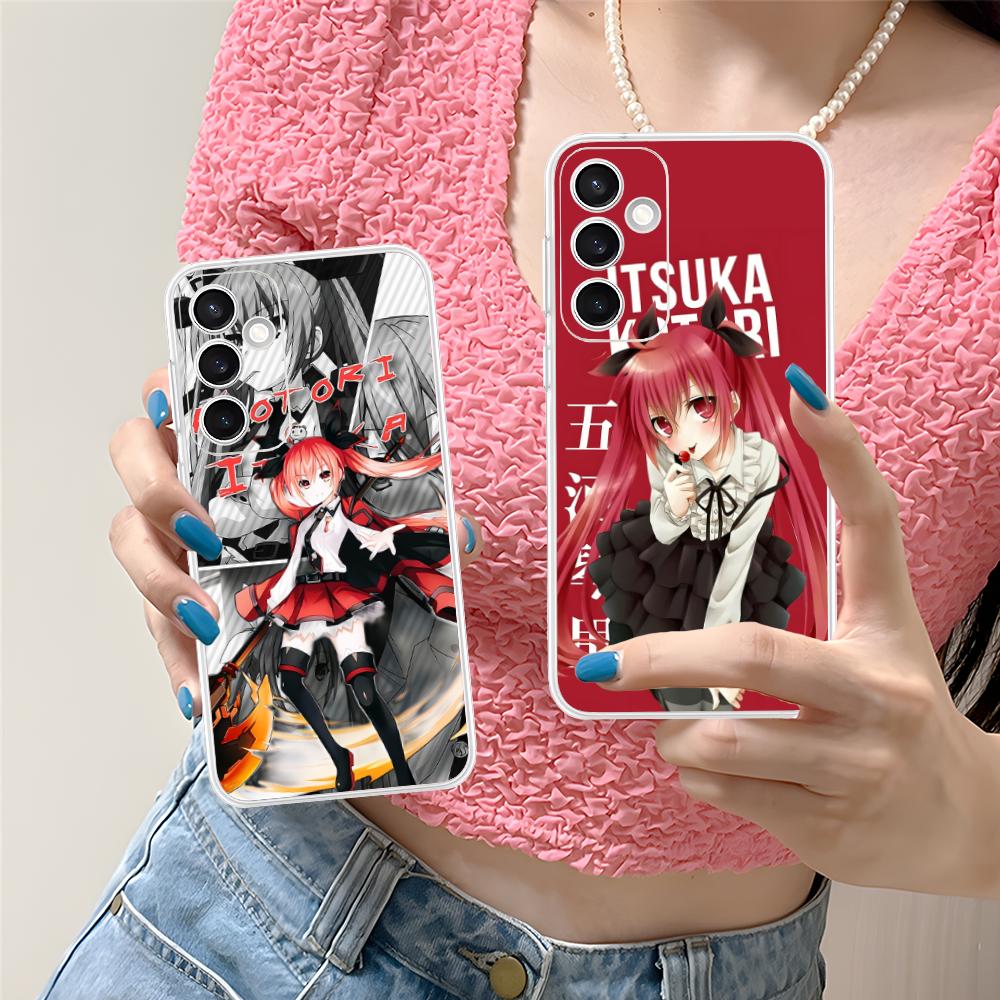 Date a Live Kotori Itsuka Klare Handyhülle für Samsung Galaxy S25 S24 S23 S22 S21Plus FE Ultra Bunte Hülle
